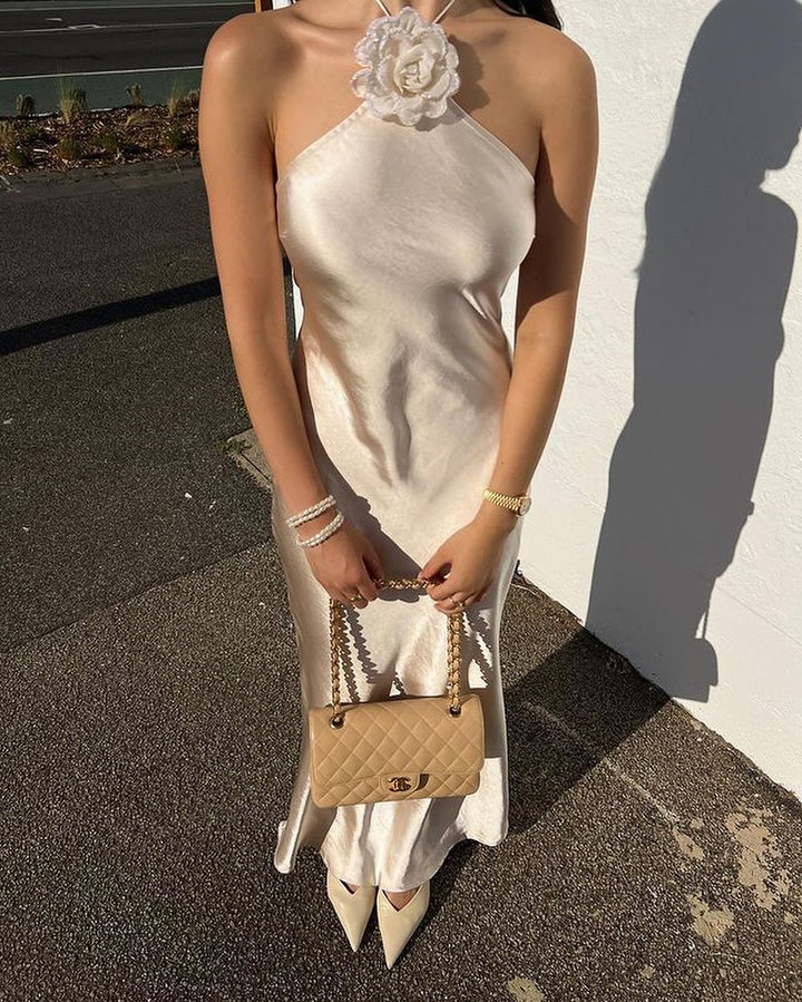 Rosalyn – Petal Neck Dress