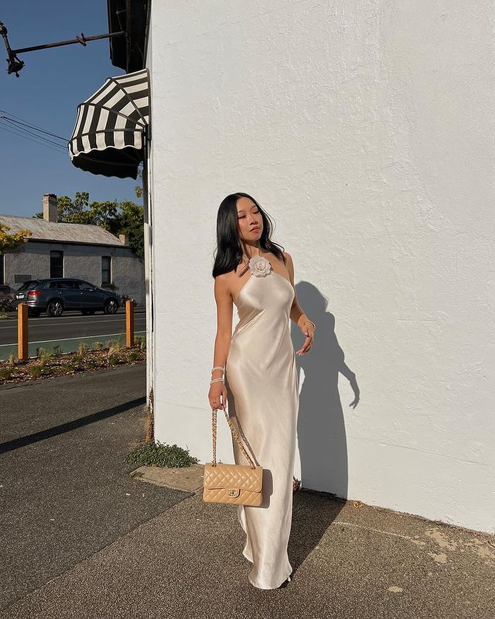 Rosalyn – Petal Neck Dress