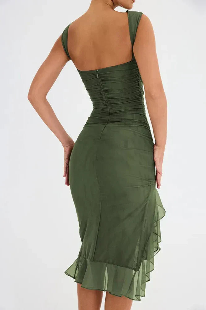 Elowen - Ruffle Hem Dress