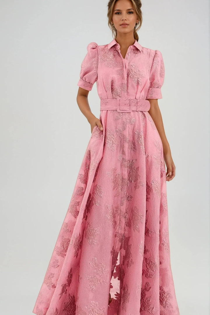 Cassie - Elegant Belted Dress