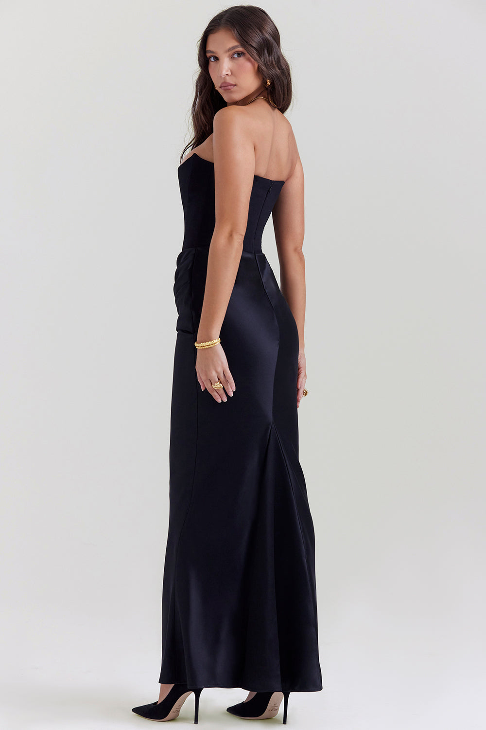 Cyrilla - Draped Elegance Dress